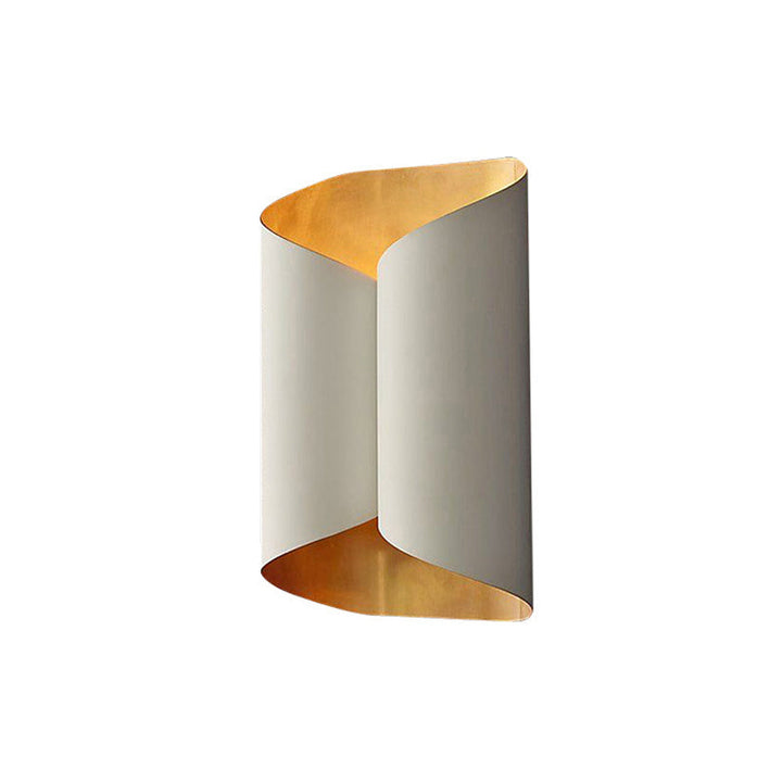 Skørter | Twist Wall Mount Light Fixture Minimalistic 2 Lights Metal Wall Lamp Sconces for Veranda
