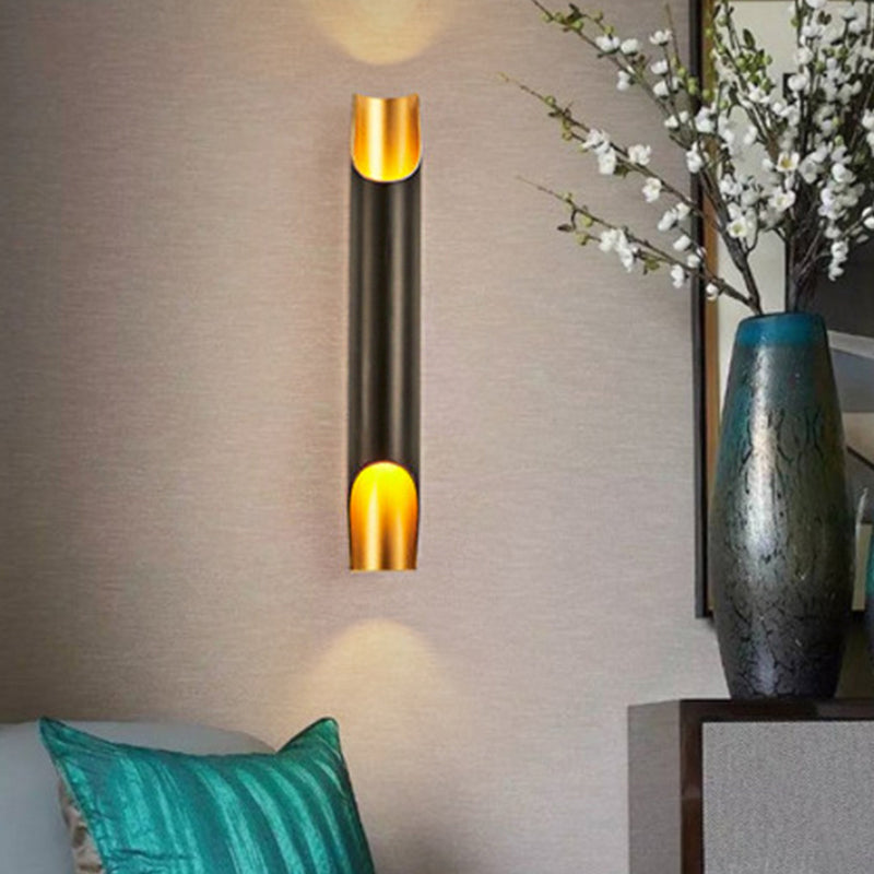 Lisslune | Angled Tube Wall Mounted Lighting Simple Aluminum Living Room Wall Lamp Wall Light