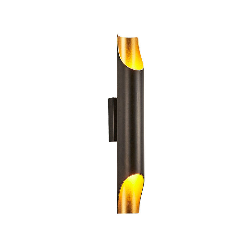 Lisslune | Angled Tube Wall Mounted Lighting Simple Aluminum Living Room Wall Lamp Wall Light
