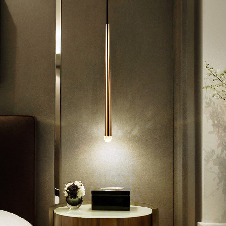 Skørter | Living room LED wall lighting Nordic Gold Crystal wall lamp Wall lamp with conical metal diffuser