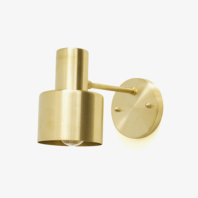 Lisslune | Grenade Shade Wall Light Sconces Modern Metal 1 Head Hallway Wall Lighting in Brass