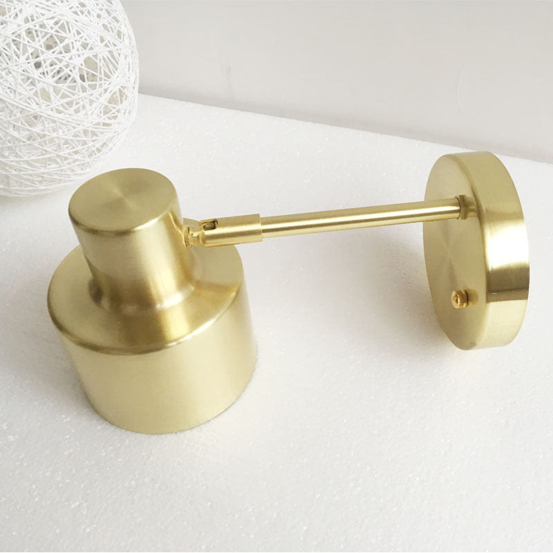 Lisslune | Grenade Shade Wall Light Sconces Modern Metal 1 Head Hallway Wall Lighting in Brass