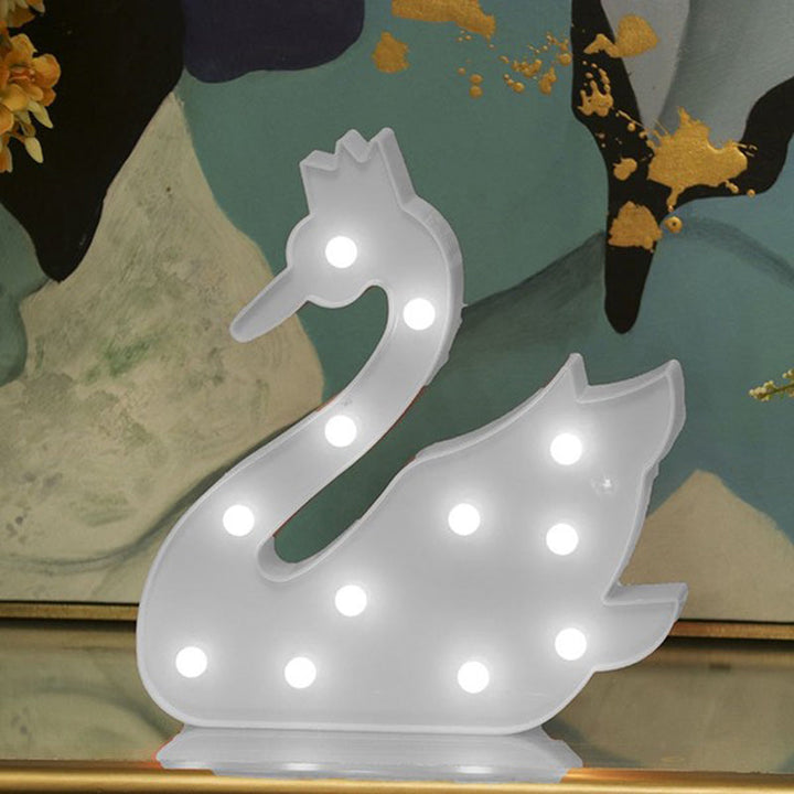 Skørter | Girls Element Plastic Night Light Contemporary Battery-Powered LED Table Lamp