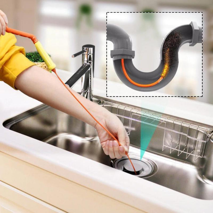 Lisslune | Bequee Hair Clog Tool, Anti-Clog Tool for Wastewater Channel