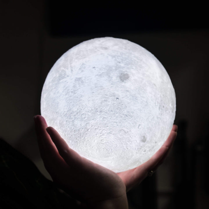 Lisslune | Lunar Moon Light Lamp | Lunar Globe Light with Stand