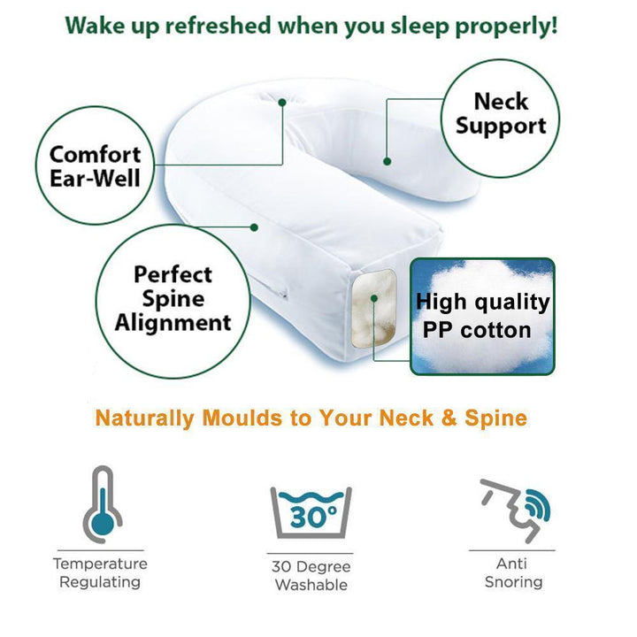 Lisslune | Therapeutic Side Sleeper Pillow