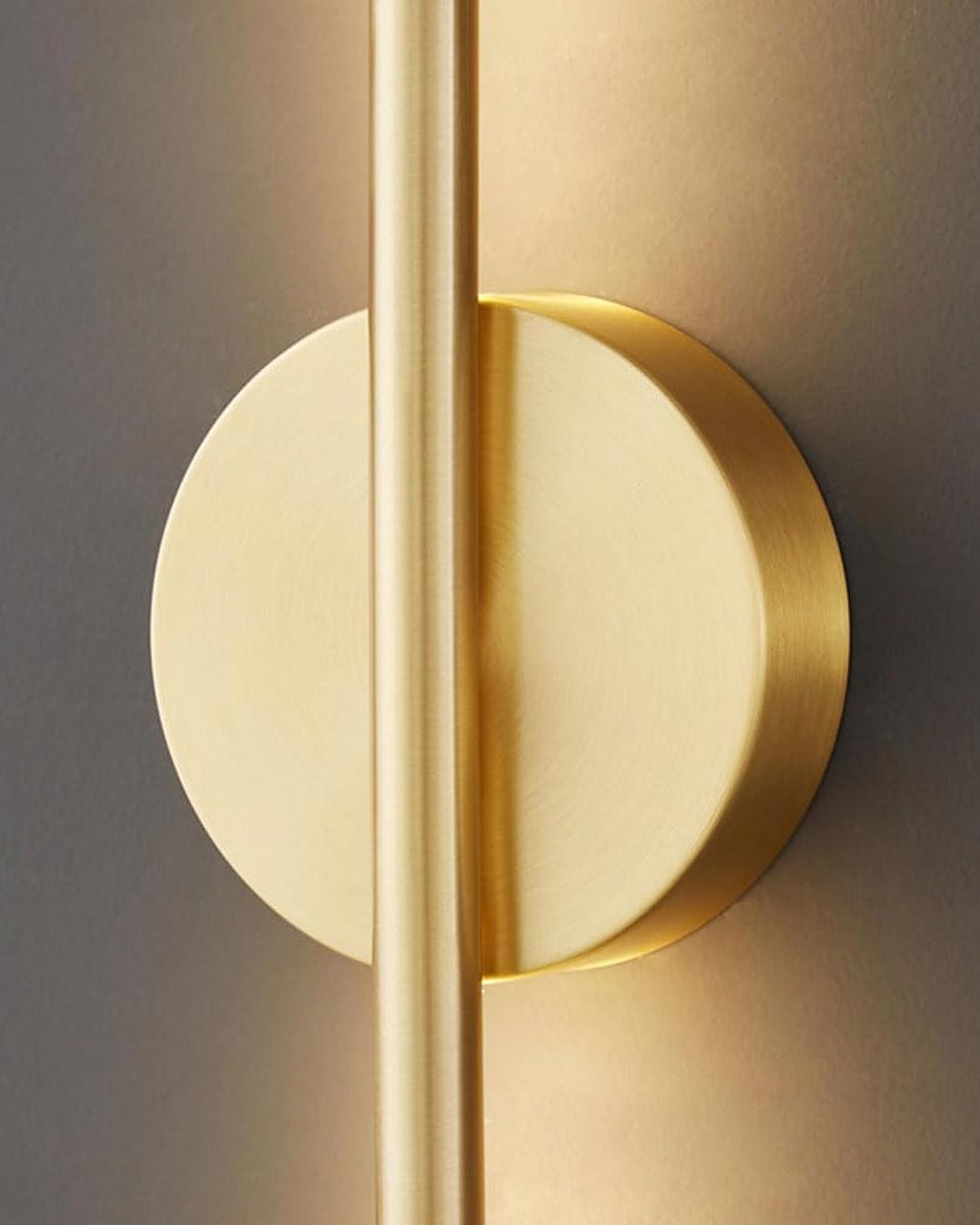 Lisslune | Modern Linear LED Wall Lamp - Gold