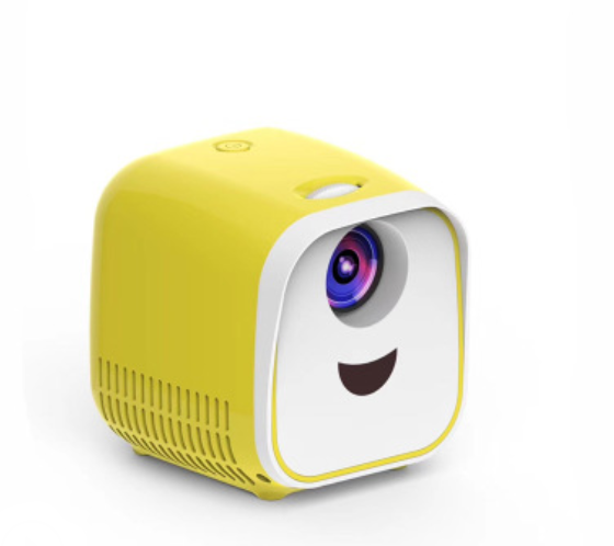 Lisslune | LED Mini HD Home Projector with Multi-language System, Support Reading Flash Drive, Mobile Hard Disk & TF Card, for Home and Office