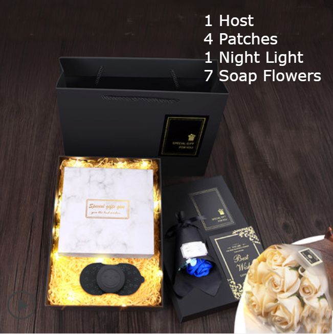 Lisslune | Portable Rechargeable Smart Mini Massager with Pulse Massage, 6 Modes and 10 Intensities for Work, Entertainment, Driving and Travel