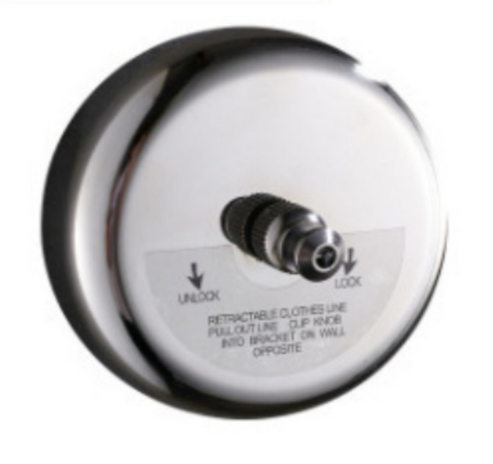 Lisslune | Punch-free Retractable Stainless Steel 2.8m Clothesline with 180¬∞ Free Installation & Stainless Steel Rope, Corrosion-resistant, No Rust, Avoid Falling Off, for Home & Travel
