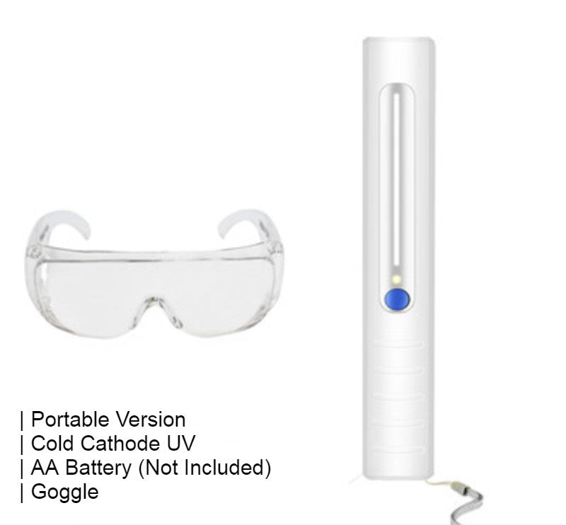 Lisslune | Portable Handheld UV Disinfection Lamp for Home & Travel, with LED UV Disinfection, Simple Operation, Fast and Effective, Suitable for Sofa, Tableware, Clothes and More