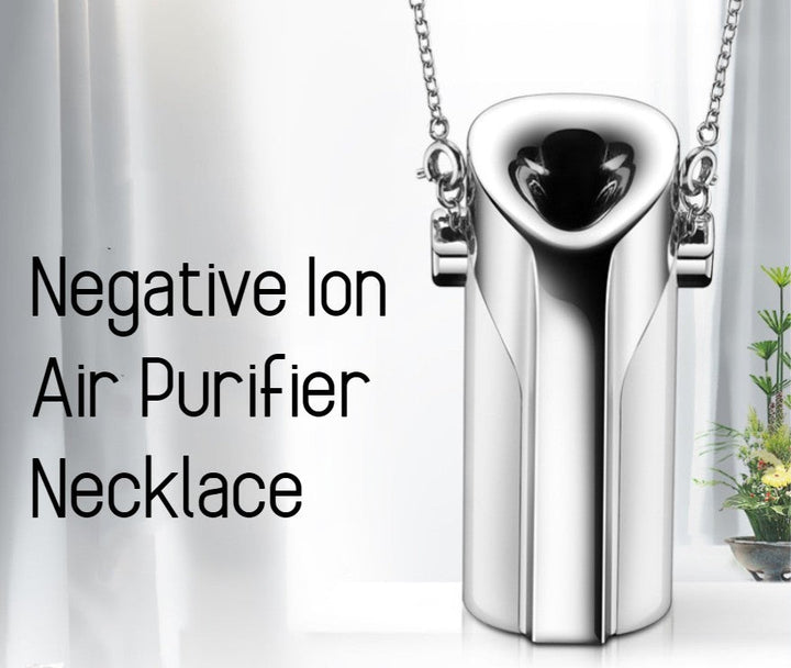 Lisslune | Portable Wearable Negative Ion Air Purifier Necklace with Light Weight, Silent Operation, High Efficiency, Energy-saving Design and Simple Shape