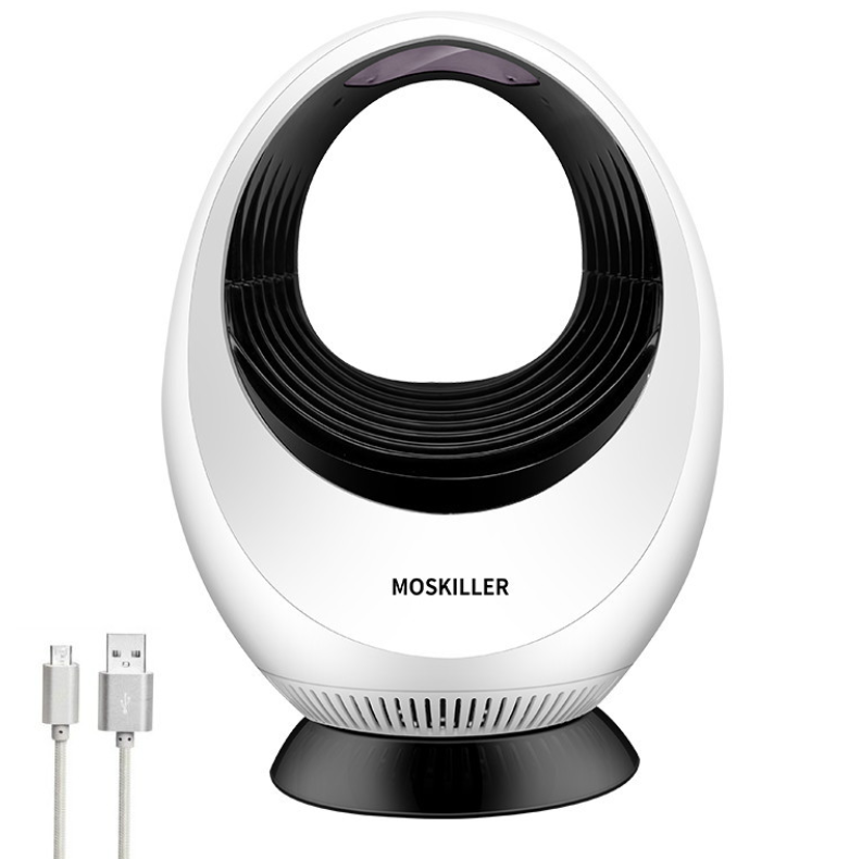 Lisslune | Electronic LED Mosquito Repellent Lamp, with Dual Mosquito Killing Technology, Physical Mosquito Killing, LED Bionic Light Source, Seven-leaf Fan and USB Power Supply, Low noise, Non-toxic and Non-Polluting, for Home & Office