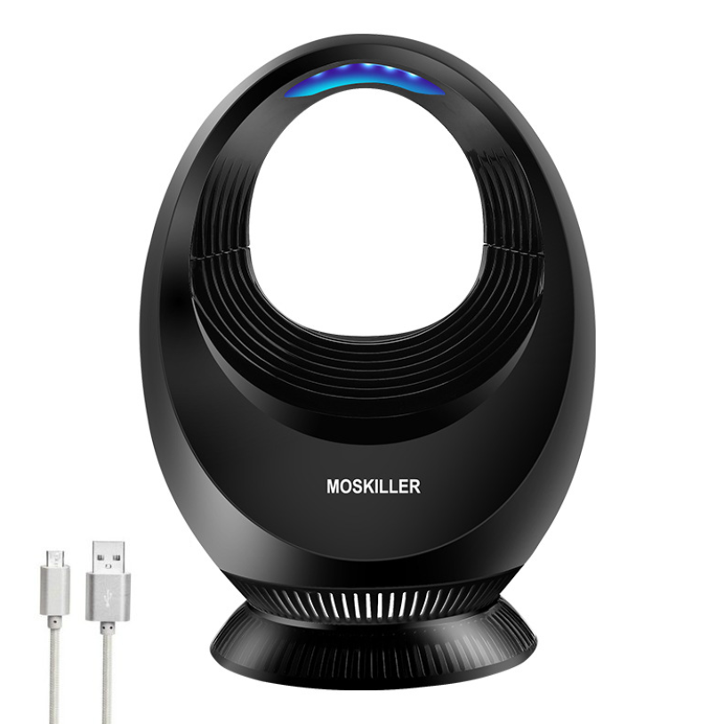 Lisslune | Electronic LED Mosquito Repellent Lamp, with Dual Mosquito Killing Technology, Physical Mosquito Killing, LED Bionic Light Source, Seven-leaf Fan and USB Power Supply, Low noise, Non-toxic and Non-Polluting, for Home & Office