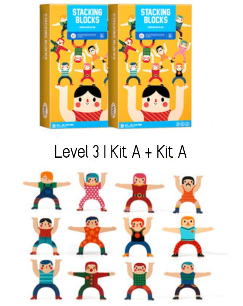 Lisslune | Children's Hercules Stacking Blocks, with Thousands of Game Play & Creative Design, for Boys and Girls Early Learning