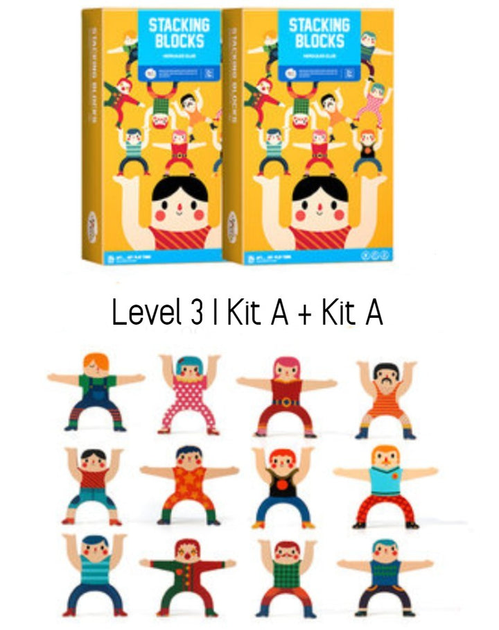 Lisslune | Children's Hercules Stacking Blocks, with Thousands of Game Play & Creative Design, for Boys and Girls Early Learning