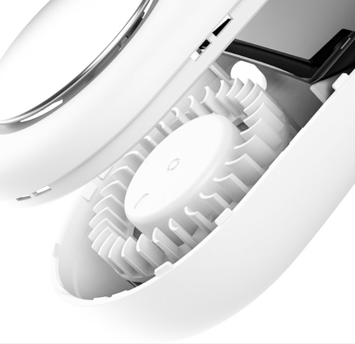 Lisslune | Portable Hanging Neck Electric Fan, with USB Charging, 360¬∞Annular Soft Wind and Double Frequency Conversion Magnetic Suspension Motor, for Office, Travel & Outdoor