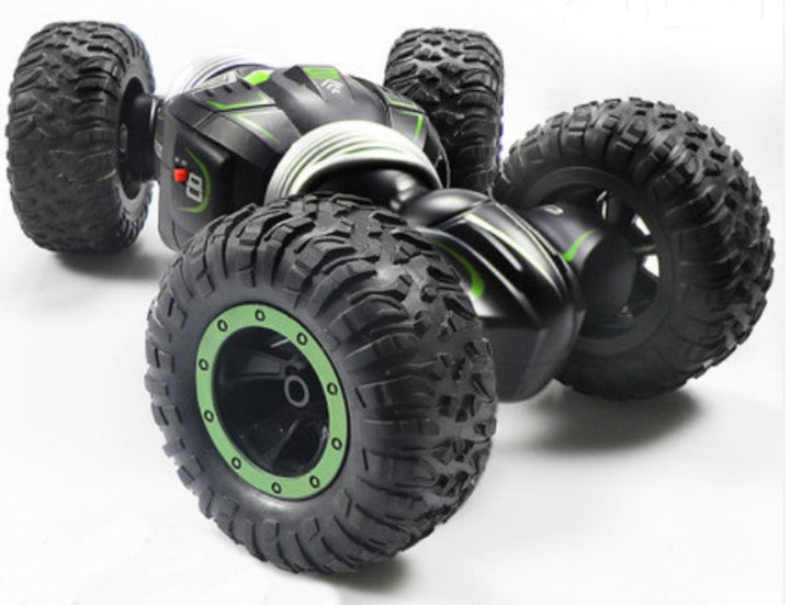 Lisslune | Rechargeable 4WD Stunt Off-road Remote Control Car with Lithium Battery, Rubber Vacuum Tires, Suitable for Driving on Various Bumpy Roads, for Adults and Children