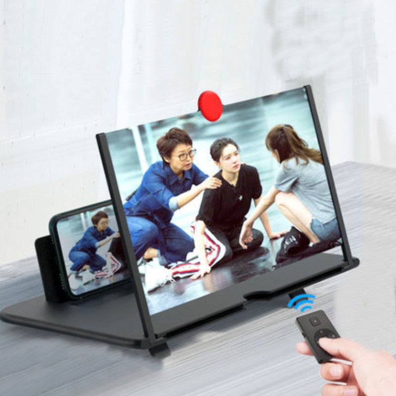 Lisslune | 12" Foldable Smart Phone Screen Amplifier Projector, with Anti Blue Light, Large Screen, Suitable for Watching Movie Videos on All Smartphones