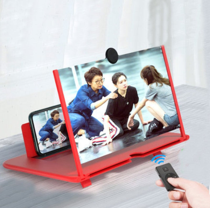 Lisslune | 12" Foldable Smart Phone Screen Amplifier Projector, with Anti Blue Light, Large Screen, Suitable for Watching Movie Videos on All Smartphones