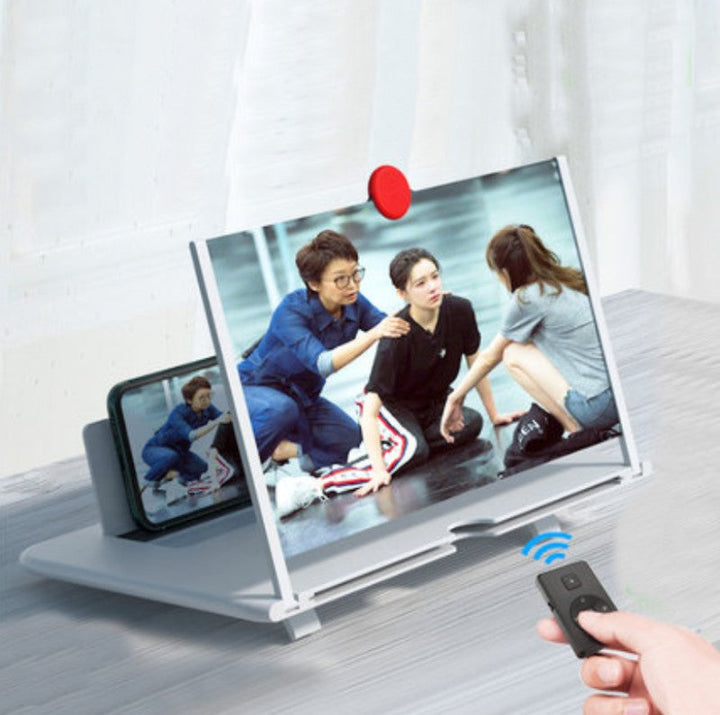Lisslune | 12" Foldable Smart Phone Screen Amplifier Projector, with Anti Blue Light, Large Screen, Suitable for Watching Movie Videos on All Smartphones