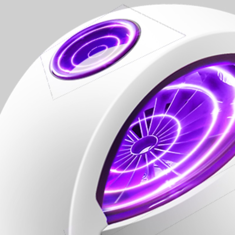Lisslune | Indoor Mosquito Killer with USB Cable, 3D Light Source, Mimicking Human Heat, Mimicking Vitality and Strong Absorption, for Home and Office