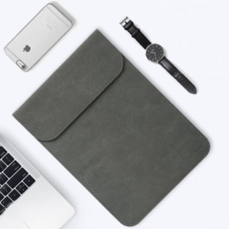 Lisslune | Portable Ultra-thin Laptop Sleeve Cover, with Slim Design, Delicate Fluff and Invisible Magnetic Buckle