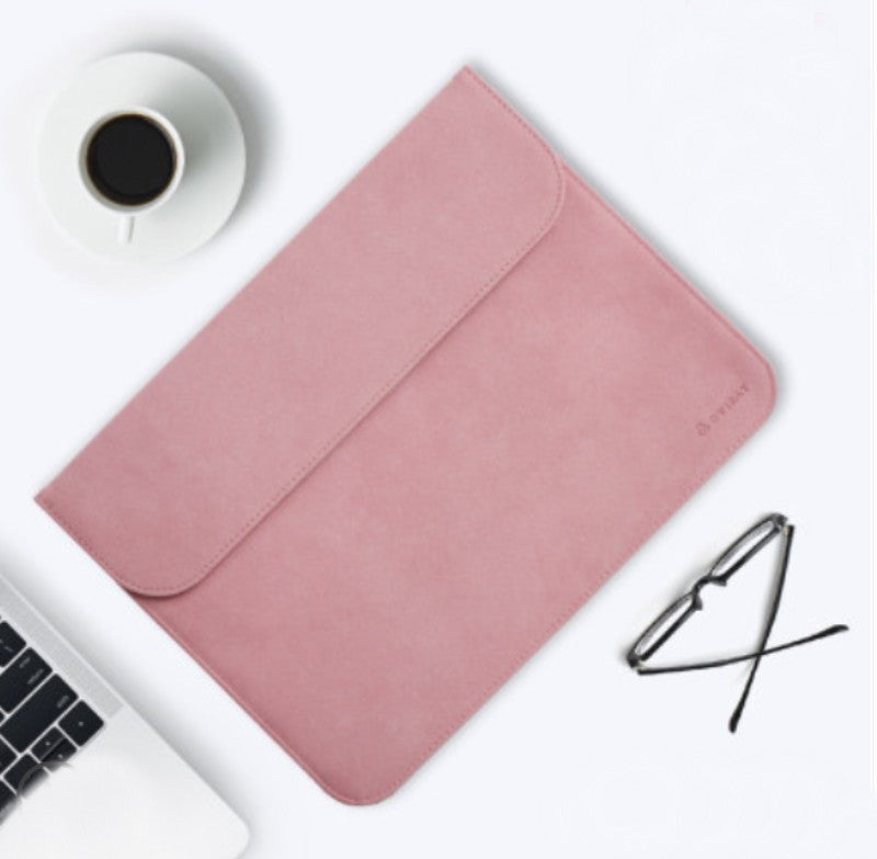 Lisslune | Portable Ultra-thin Laptop Sleeve Cover, with Slim Design, Delicate Fluff and Invisible Magnetic Buckle