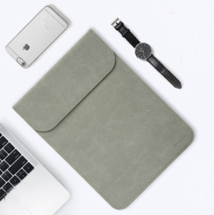 Lisslune | Portable Ultra-thin Laptop Sleeve Cover, with Slim Design, Delicate Fluff and Invisible Magnetic Buckle