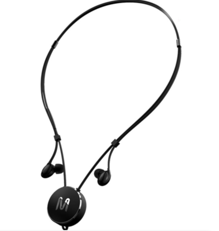 Lisslune | Neckband Headphones with Adjustable Design, Easy-to-Store Cable, Double Coil Design and High Sound Quality