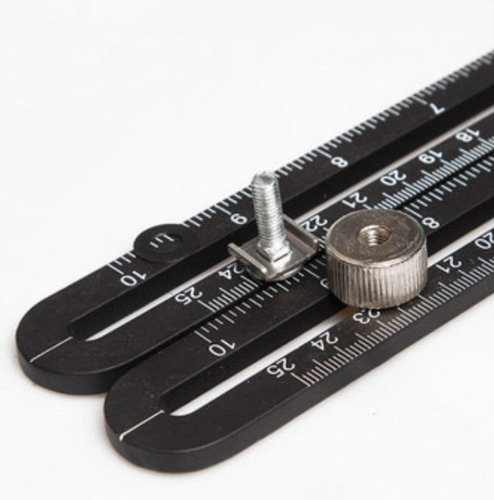 Lisslune | Multi-Angle Measuring Ruler with 6 Foldable Sides, For Handymen, Builders, Craftsmen, Carpenters, Roofers and More
