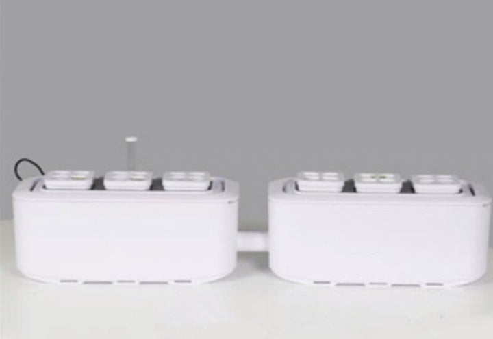 Lisslune | Intelligent Hydroponic Soilless Cultivation Pot with Automatic Watering, Water Level Indication and Electronic Control, for Home and Office ( with US Standard Plug, 110v~220v)