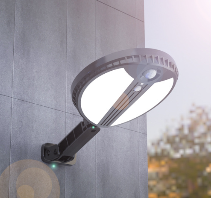 Lisslune | Ultra Bright Outdoor Solar Light with Remote Control, Three Light Modes, for Outdoors, Courtyard, Home, Corridor, Fence and Road