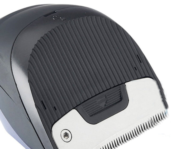 Lisslune | Rechargeable Palm-held Wireless Electric Hair Clipper, with Stainless Steel Blade, Washable Design, Multiple Length Control Comb and USB Charging Cable, for Family Use