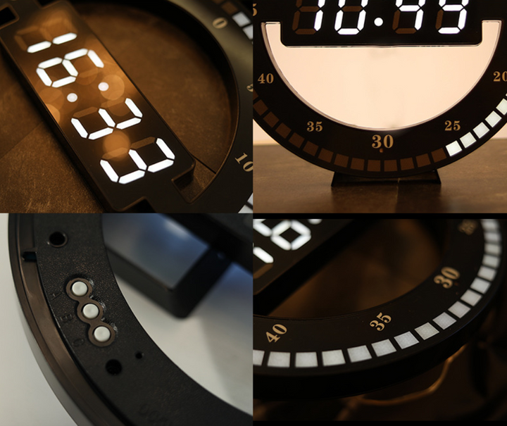 Lisslune | The Simplest and Coolest LED Wall Clock, for Home, Office & More