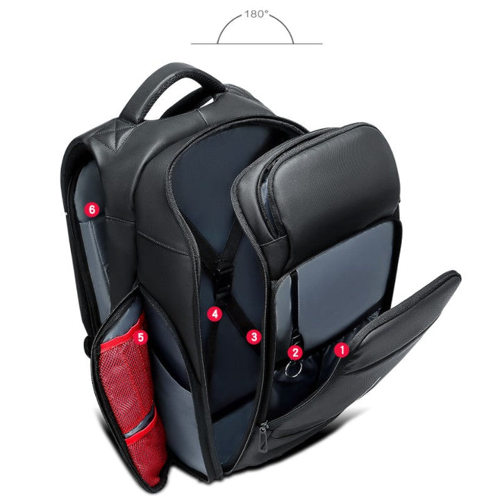 Lisslune | Large Capacity Business Backpack, with Insulation Pocket, Multiple Compartments, Waterproof Design, 180¬∞ OpeningÔºåfor Work, School, Commute & More