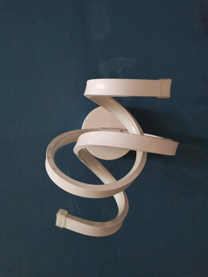 Skørter | Ivory Ribbon Wall Lamp Sconces Minimalism LED Acrylic Wall Lighting for Bedroom