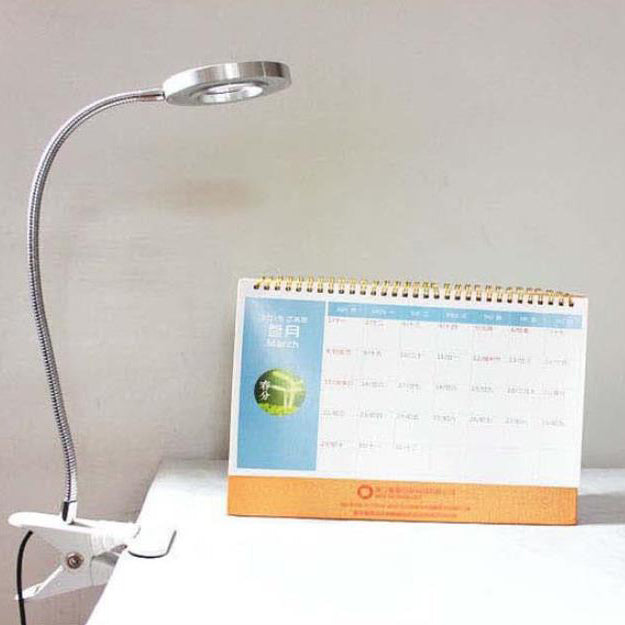 Lisslune | Creative simple USB pants button LED reading clip desk lamp