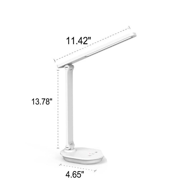 Lisslune | Modern Double Folding Eye Care Wireless Rechargeable LED Desk Lamp