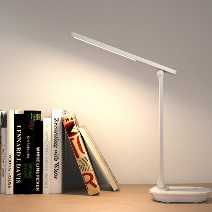 Lisslune | Modern Double Folding Eye Care Wireless Rechargeable LED Desk Lamp