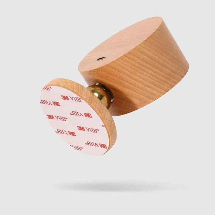 Lisslune | Simple wood USB rechargeable touch magnet LED night light wall sconce lamp