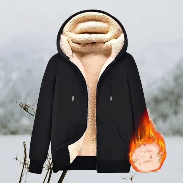 Lisslune | Hoodie made of lambskin