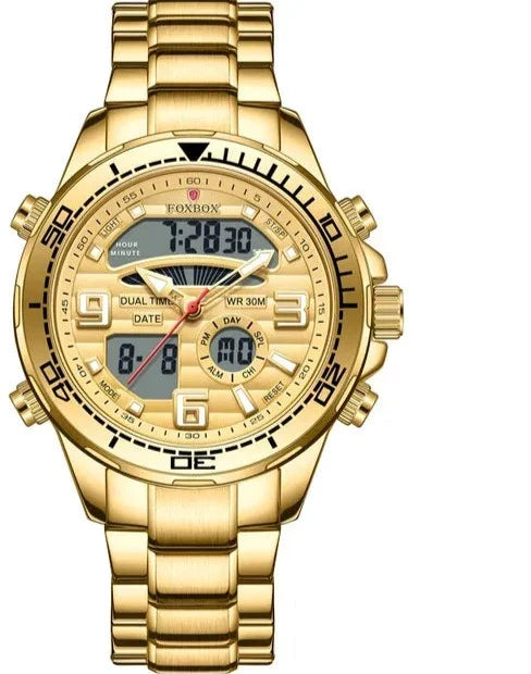 Lisslune | ChronoElite | Men's wristwatch | Stylish and Military | Waterproof and Luxury