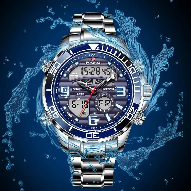 Lisslune | ChronoElite | Men's wristwatch | Stylish and Military | Waterproof and Luxury