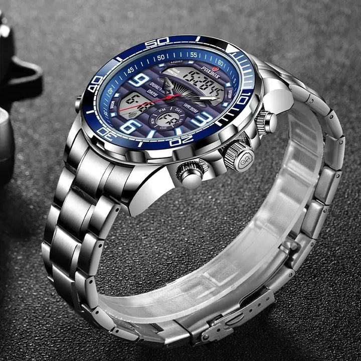 Lisslune | ChronoElite | Men's wristwatch | Stylish and Military | Waterproof and Luxury
