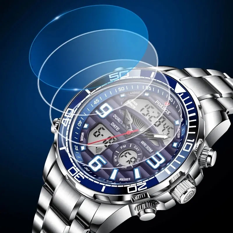 Lisslune | ChronoElite | Men's wristwatch | Stylish and Military | Waterproof and Luxury