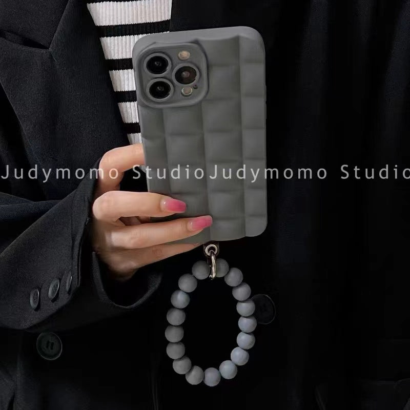 Lisslune | Frosted Pearl Bracelet Case for iPhone