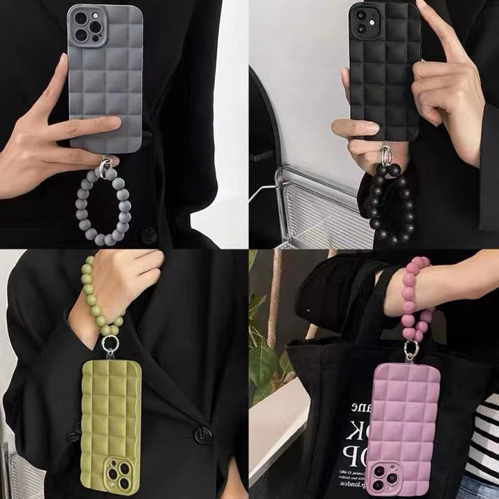 Lisslune | Frosted Pearl Bracelet Case for iPhone