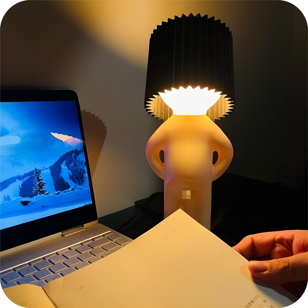 Lisslune | Wireless Lamp - HappyGlow - Playful Design - Illuminates Any Room