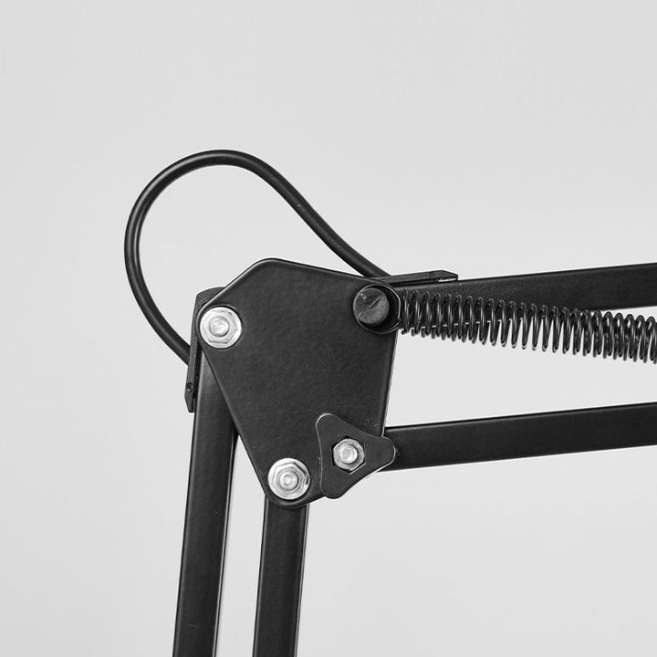Lisslune | Modern minimalist retractable table lamp with long arm and clip made of ABS with 1 light for the bedroom